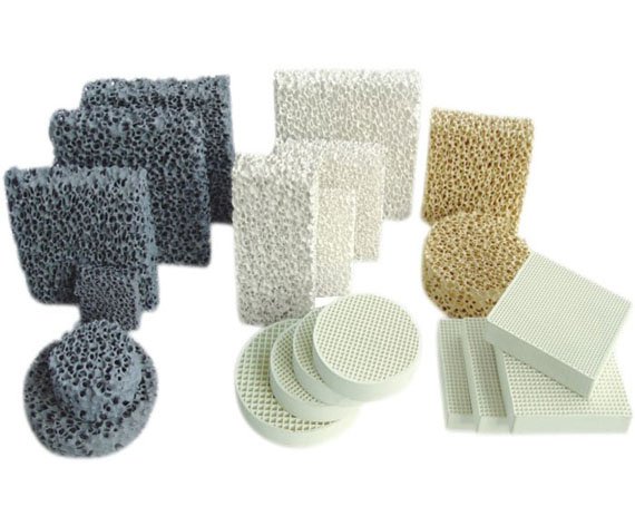 Ceramic Foam Filter For Filtration In High Temperature & Acid Effluence